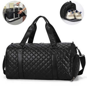 Geanta Smart Business, multifunctionala de Fitness, Sport si Calatorii, Capacitate mare 20L, impermeabila, cu compartiment pentru incaltaminte si buzunar umed-uscat,, ideala pentru sala, inot, yoga, voiaj si calatorii, 42x30x20 cm, Negru