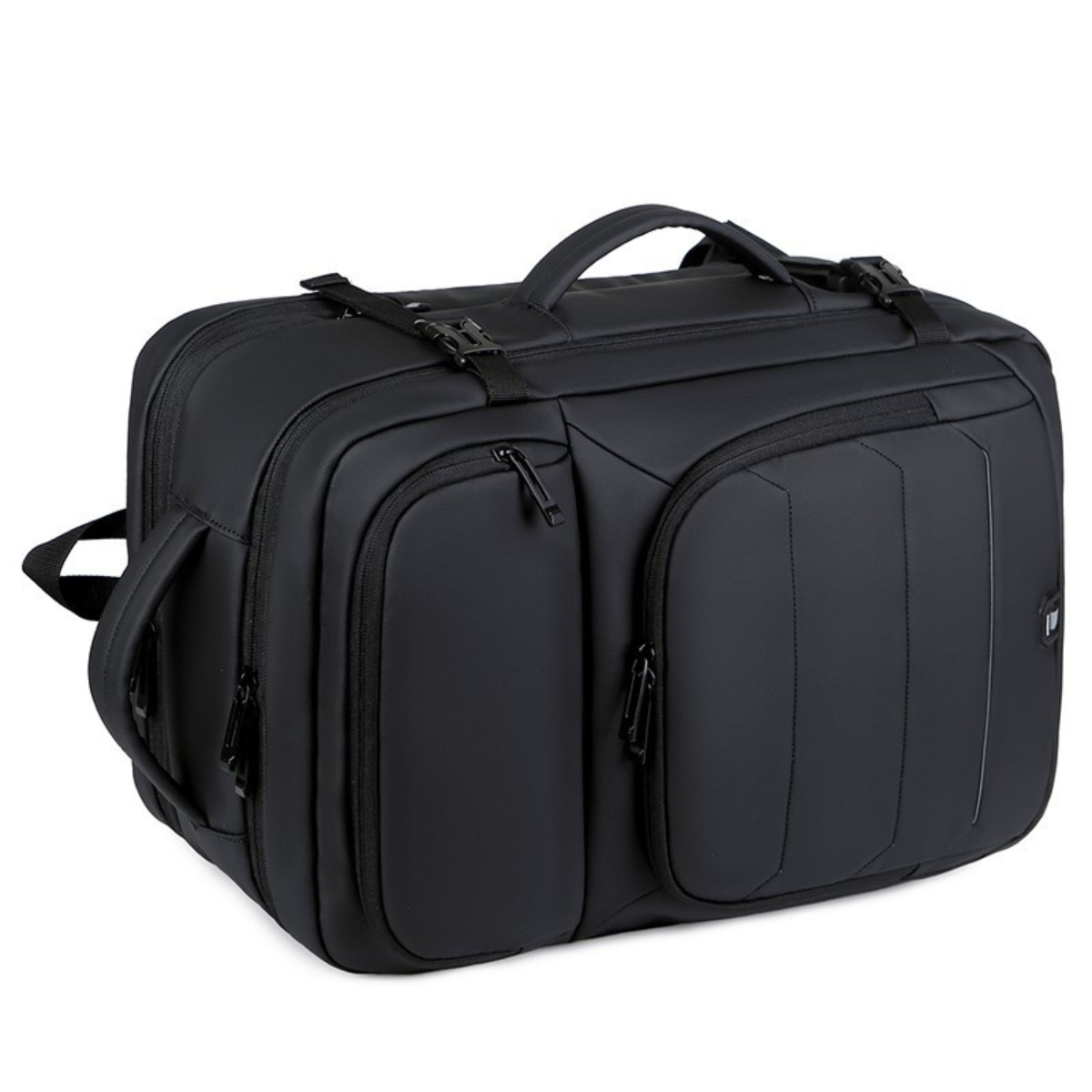 Rucsac pentru Calatorie cu spatiu Laptop 17 inch, Expandabil, Impermeabil, Ideal pentru Zboruri - Compatibil Cabina Avion, Ghiozdan Multifunctional VisionHub®, cu port de incarcare USB, Buzunare multiple, Capacitate mare, 47x19x31 CM