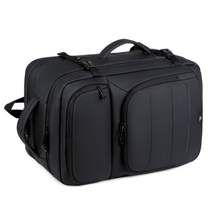 Rucsac pentru Calatorie cu spatiu Laptop 17 inch, Expandabil, Impermeabil, Ideal pentru Zboruri - Compatibil Cabina Avion, Ghiozdan Multifunctional VisionHub®, cu port de incarcare USB, Buzunare multiple, Capacitate mare, 47x19x31 CM