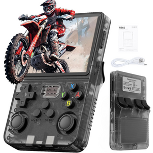 Consola Gaming portabila cu 15.000+ Jocuri Clasice, VisionHub®, Ecran HD 3.5'', 128GB Stocare, Joystick-uri 3D, Multiplayer Wireless, Iesire Video/Audio, Design Compact si Performanta Maxima, Negru