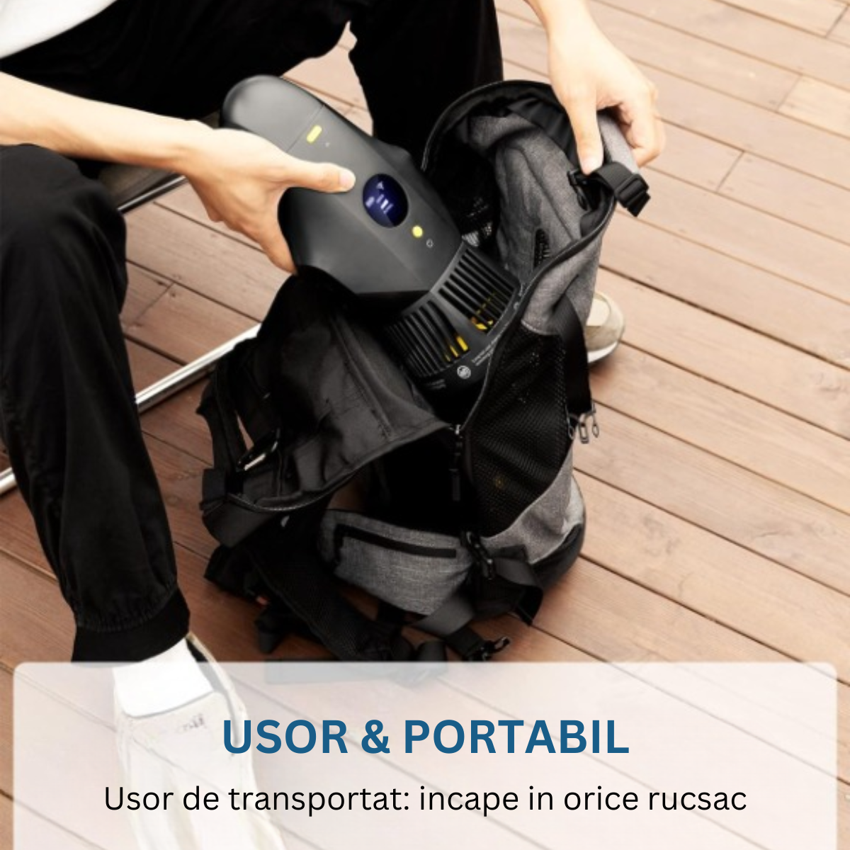 Scuter subacvatic VisionHub®, SEASCOOTER Stermay M1, Suport camera de actiune, Manere detasabile, cu suport pentru Paddleboard/ placi de surf SUP, pentru piscina, scufundari si snorkeling