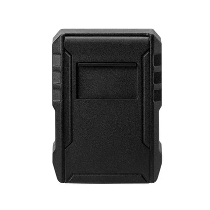 Cutie metalica cu cifru pentru depozitare chei VisionHub®, Caseta exterioara impermeabila, rezistenta, de capacitate foarte mare, aliaj de aluminiu, cu suport de agatare, Neagra