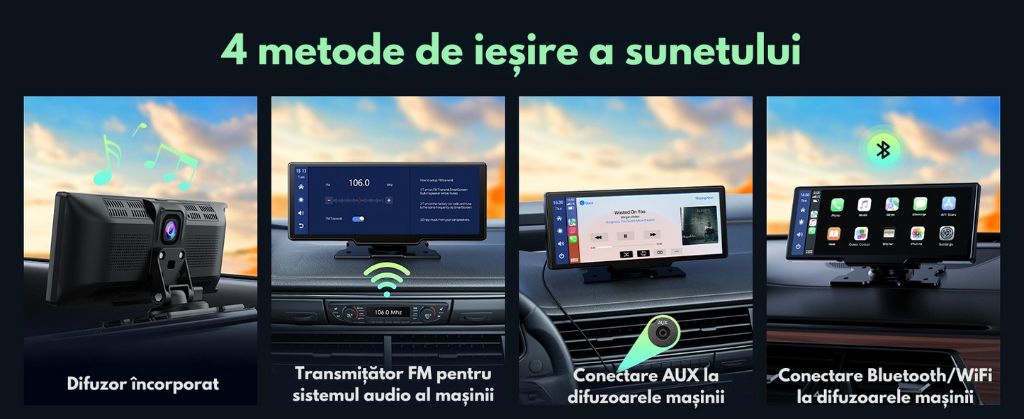 Antemergator Multifunctional, cu panou Educational si Telecomanda cu melodii, Masuta interactiva detasabila, 2 in 1 cu Sunete si Lumini, Albastru