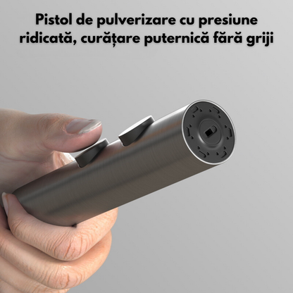 Set de dus cu Iluminare LED si afisaj Digital al Temperaturi, coloana VisionHub® cu termostat si turbina generatoare de curent integrata, montare pe perete, 4 functii de curgere a apei, dus reglabil, fix tip ploaie, dus bideu, robinet, Grafit