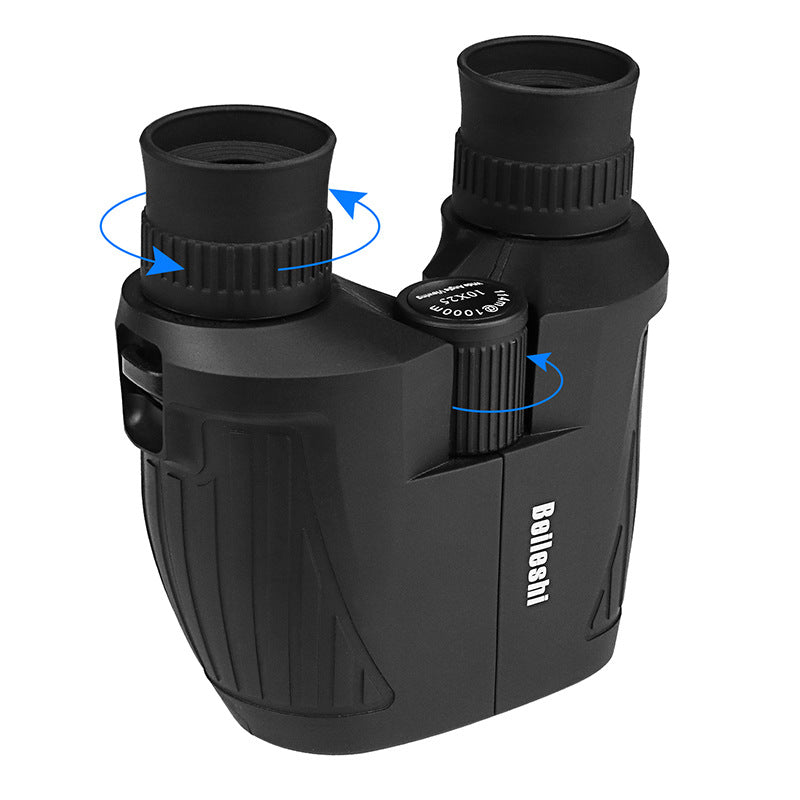 Binoclu compact, Viziune de zi/noapte, VisionHub®, Vedere nocturna in luminozitate scazuta, Rezistent La Apa, Pentru Adulti Si Copii, Observarea Pasarilor, Vanatoare, Calatorii, Negru