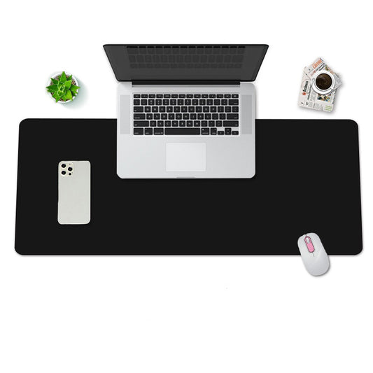 MousePad mare XXL, din Piele PU pentru protectie birou, VisionHub®, Suprafata moale, Impermeabil, Baza Anti-Alunecare, 120x60cm, Negru