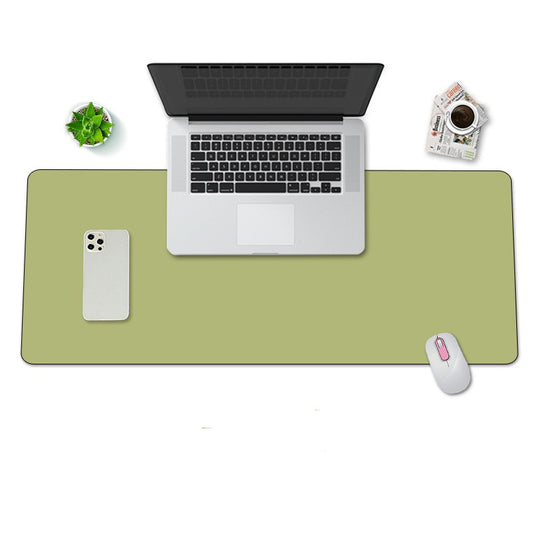 MousePad mare XXL, din Piele PU pentru protectie birou, VisionHub®, Suprafata moale, Impermeabil, Baza Anti-Alunecare, 120x60cm, Verde