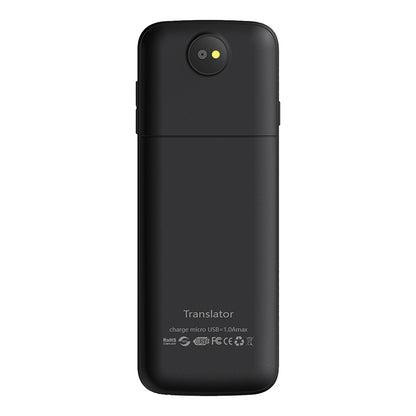 Translator inteligent Vocal Digital Bidirectional cu peste 137 Limbi Online si Offline, VisionHub®, Traducator in timp real, voce, text, fotografii, Wi-fi, ecran tactil de 2,4 inchi, 8Gb, Negru