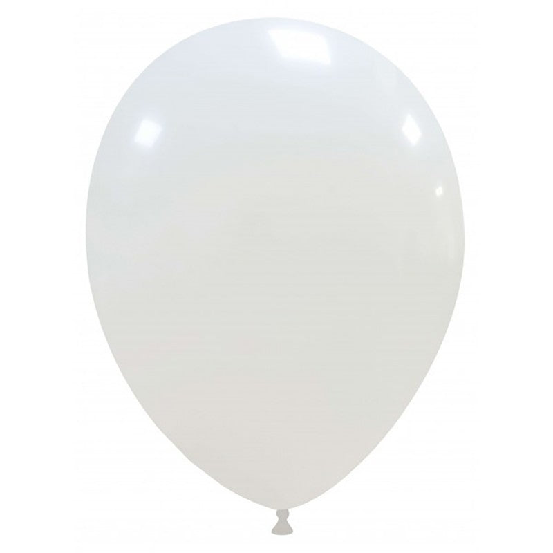 Baloane 28 cm, pentru petrecere, culoare Alb, 2 bucati