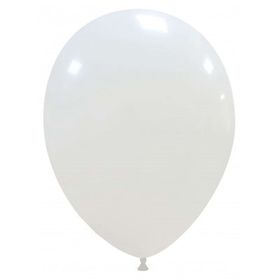 Baloane 28 cm, pentru petrecere, culoare Alb, 2 bucati