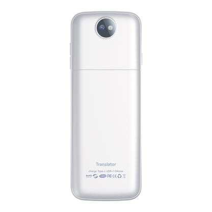 Traducator inteligent Vocal Digital Bidirectional cu peste 137 Limbi Online si Offline, VisionHub®, Translator in timp real, voce, text, fotografii, Wi-fi, ecran tactil de 2,4 inchi, 8Gb, Alb