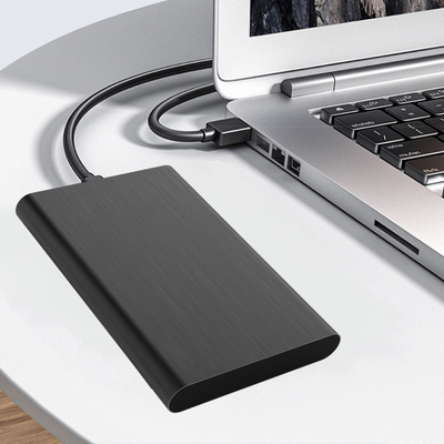 Carcasa externa pentru hard disk de 2,5 inch, Rack HDD/SSD Sata, FIDECO, USB 3.0, din Aliminiu, Negru