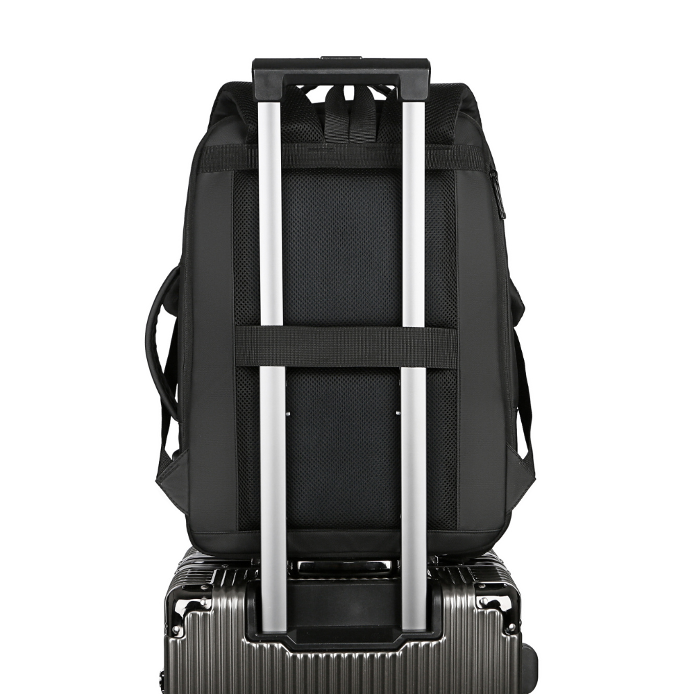 Rucsac multifunctional, Rezistent la apa, respirabil si spatios, cu Port de incarcare USB, smart casual pentru Business/ Calatorii si Laptop 15,6 inchi, VisionHub, 44cm X 32cm, Gri
