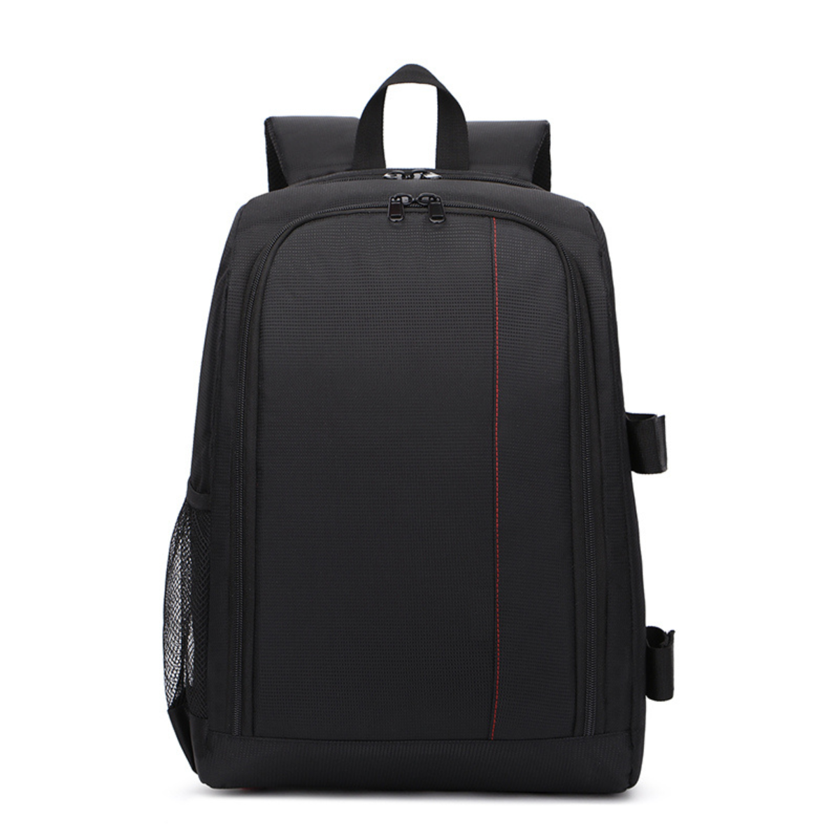 Rucsac camera Foto, VisionHub®, Geanta pentru Camere Profesionale DSLR - Mirrorless, Camera Sport, Drona, Suport Trepied, obiective si accesorii, Laptop, Husa impermeabila, 30cm x 45cm, Negru Rosu