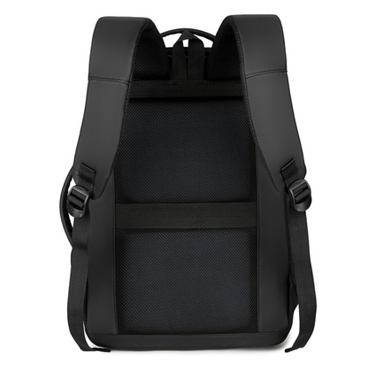 Rucsac multifunctional, Rezistent la apa, respirabil si spatios, cu Port de incarcare USB, smart casual pentru Business/ Calatorii si Laptop 15,6 inchi, VisionHub, 44cm X 32cm, Negru