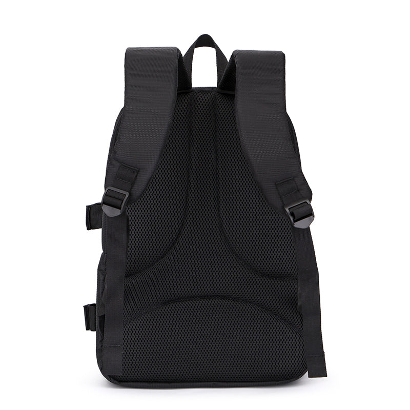 Rucsac Foto, VisionHub®, Pentru Camere Profesionale DSLR - Mirrorless, Camera Sport, Drona, Suport Trepied, Husa impermeabila, 30cm x 45cm, Negru Portocaliu