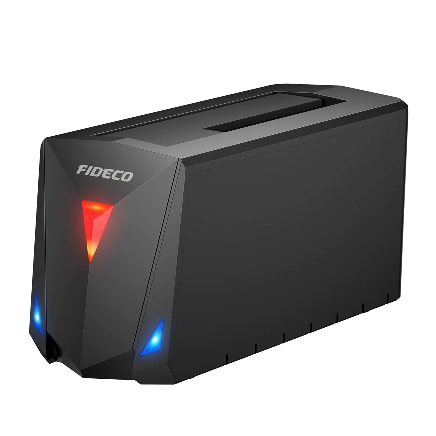 Statie de andocare USB 3.0 pentru hard disk 2.5 sau 3.5 inch SATA I/II/III HDD SSD, carcasa pentru hard disk cu functie de clonare offline, adaptor de alimentare de 12 V, capacitate maxima de 18TB, viteza de 5Gbps