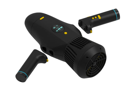 Scuter subacvatic VisionHub®, SEASCOOTER Stermay M1, Suport camera de actiune, Manere detasabile, cu suport pentru Paddleboard/ placi de surf SUP, pentru piscina, scufundari si snorkeling